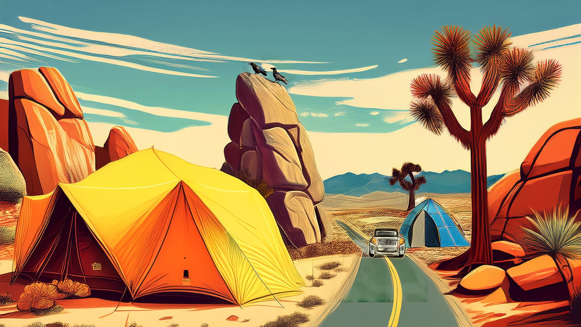 Jumbo Rocks Campground Art